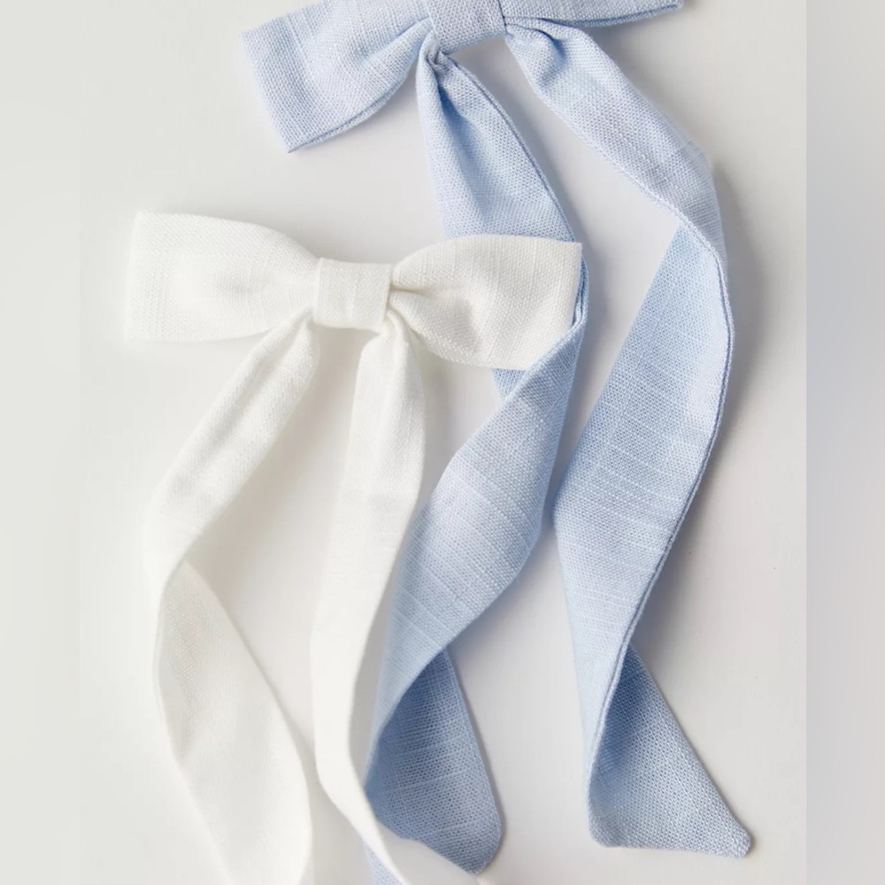 Free People Petite Bow in White {coquette cottagecore picnic dainty }